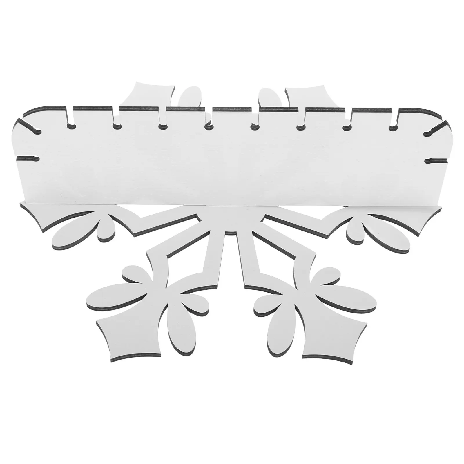 Wood Snowflake Shape Wall Mounted Floating Shelf Hollow Rustic Wooden Organizer Decorative Rack for Books Plants Storage Living