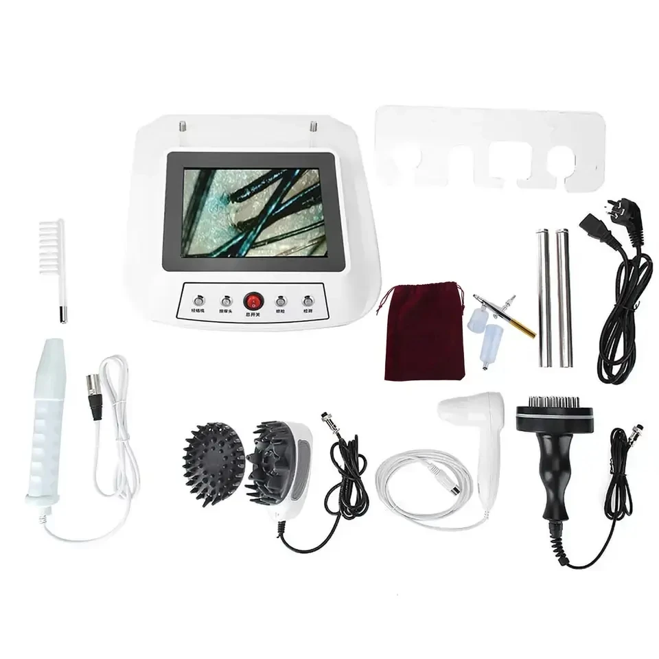 5 in 1 Hair Growth Machine Scalp Massage Devices Hair Loss Treatment Machine LED Growth Repair Root And Promote Hair Growth