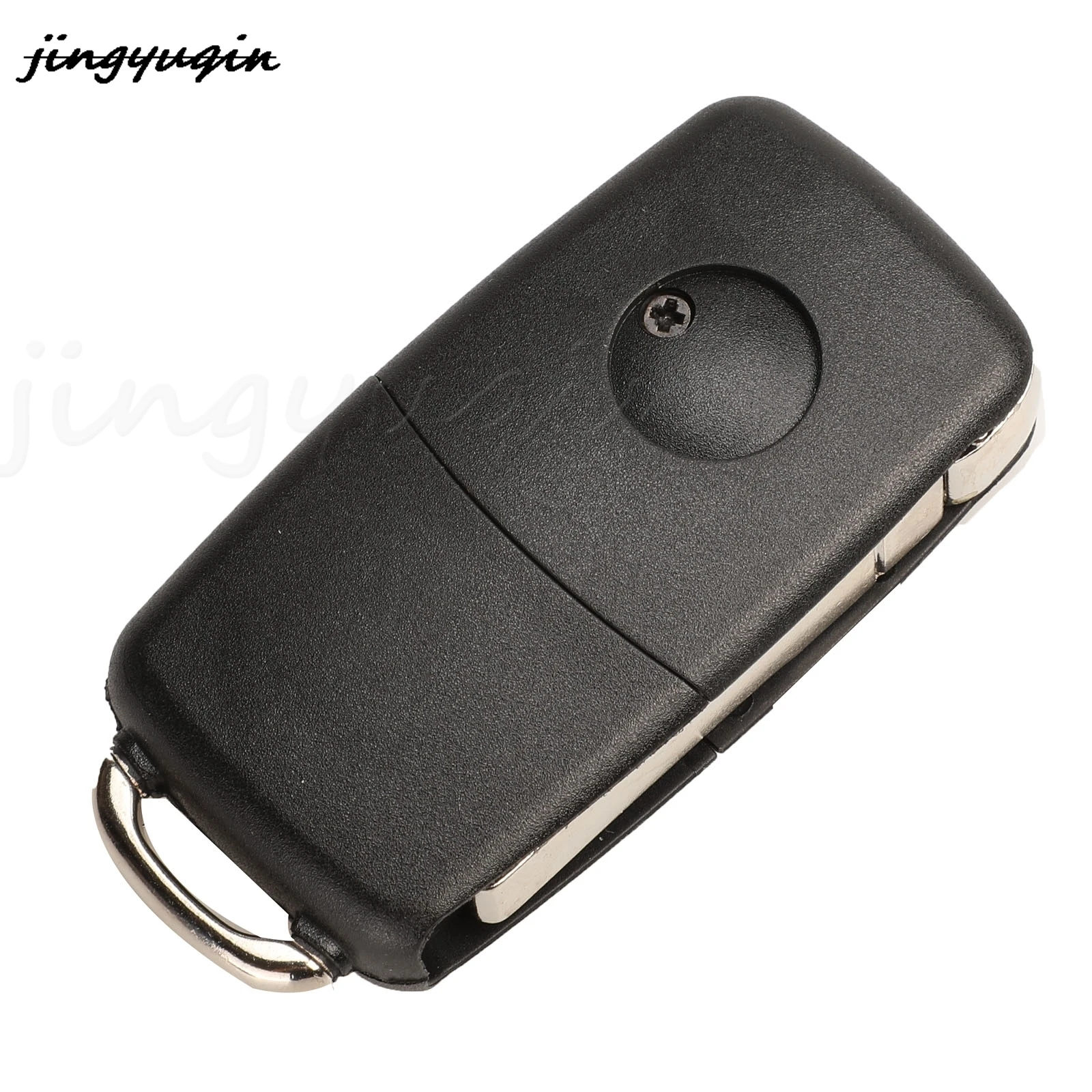 Jingyuqin-mando a distancia para coche, llave de coche con 3 botones, 434Mhz, ID48, para VW PASSAT, Polo, Golf, Beetle, 1J0959753 DA/AH, 1K0959753G