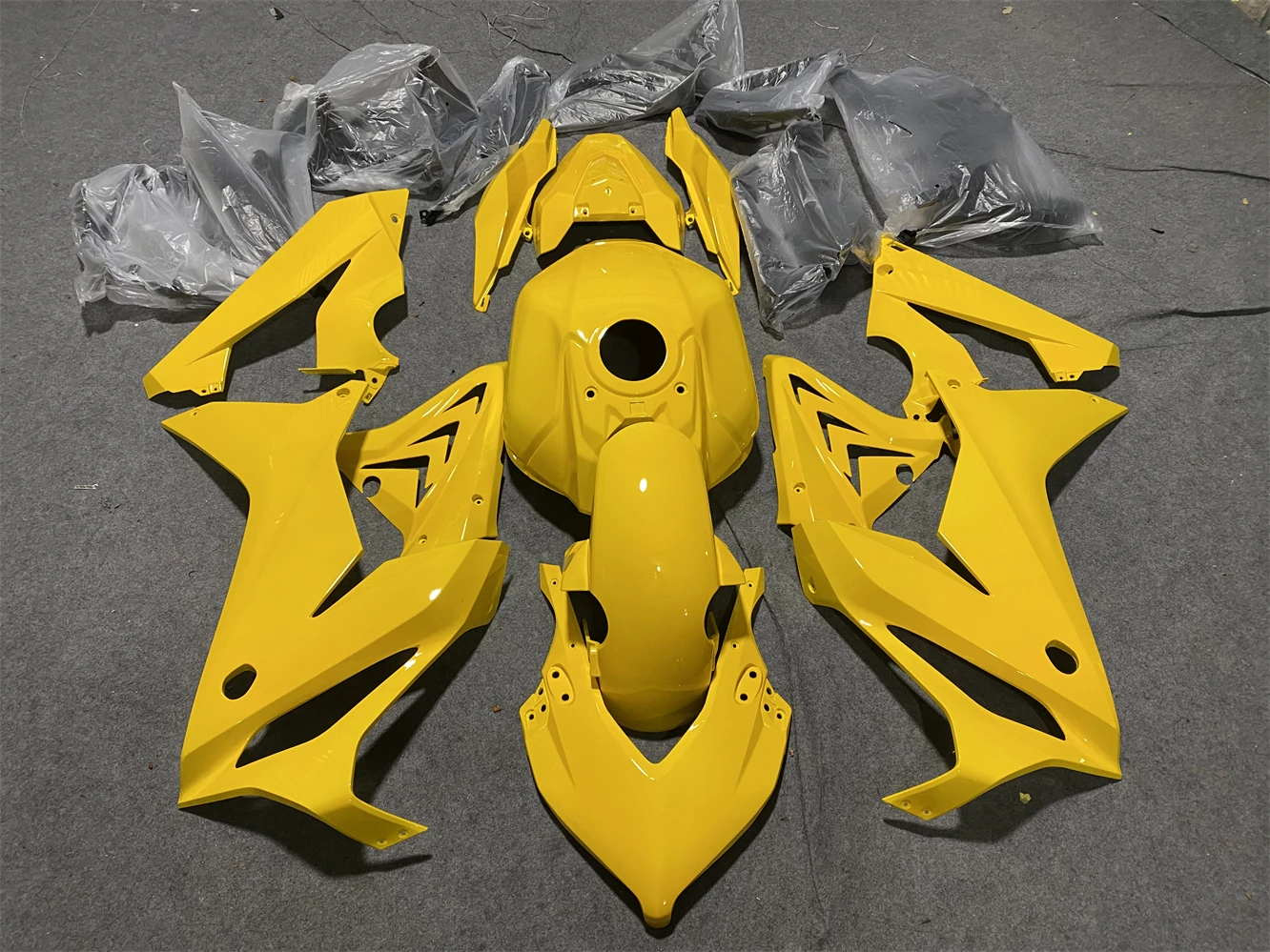 Motorcycle Fairing Kit fits CBR650R 2019 2020 2021 2022 2023 CBR650 19 2021 22 23 Year fairing Yellow motorcycle housing