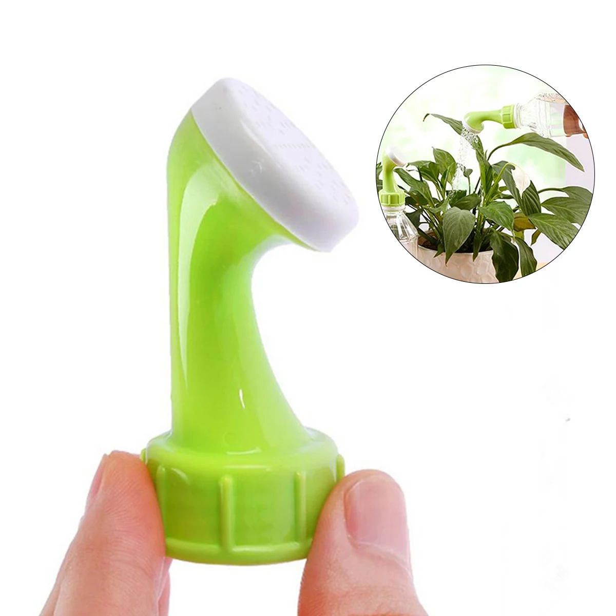 

2pcs Plastic Sprinkler Nozzle Gardening Supplies Watering Nozzle For Plants Durable Pp Material Angled Spout Even Sprinkling