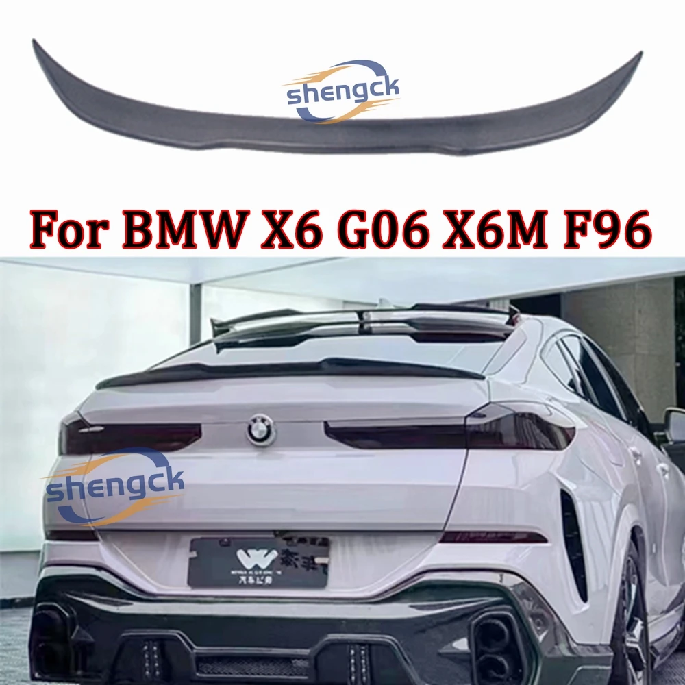 

For BMW X6 G06&X6M F96 PRO Style Carbon fiber Rear Spoiler Trunk wing 2020-2024 Forged carbon