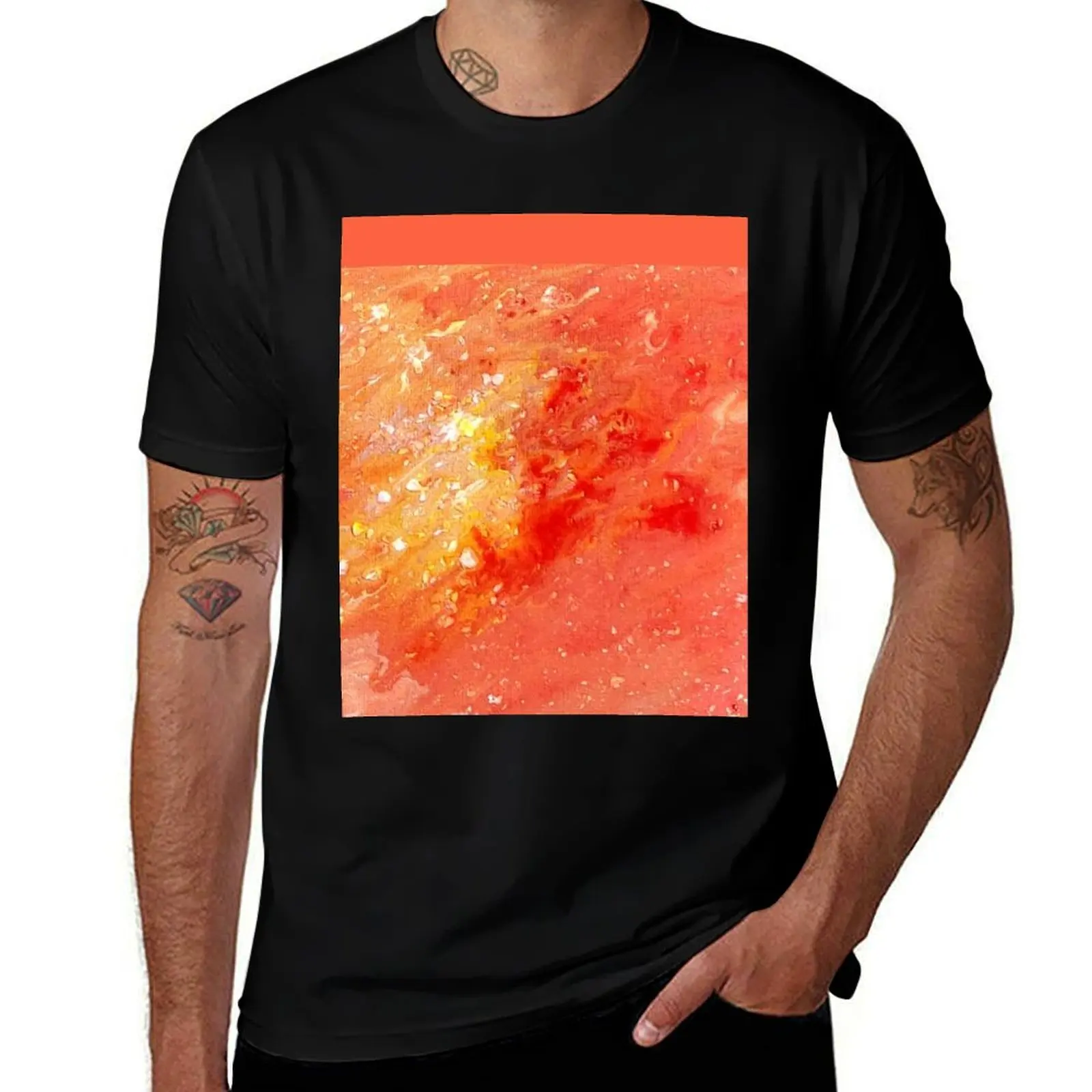 

White Hot T-Shirt t shirts for man slim fit funny t shirts dark humor