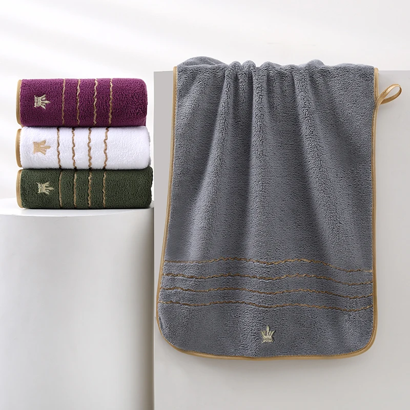 1 Bathroom Towel, Thick, Soft, and Absorbent, Made of High-Quality Skin-Friendly Material, Suitable for Daily Use at Home and Travel