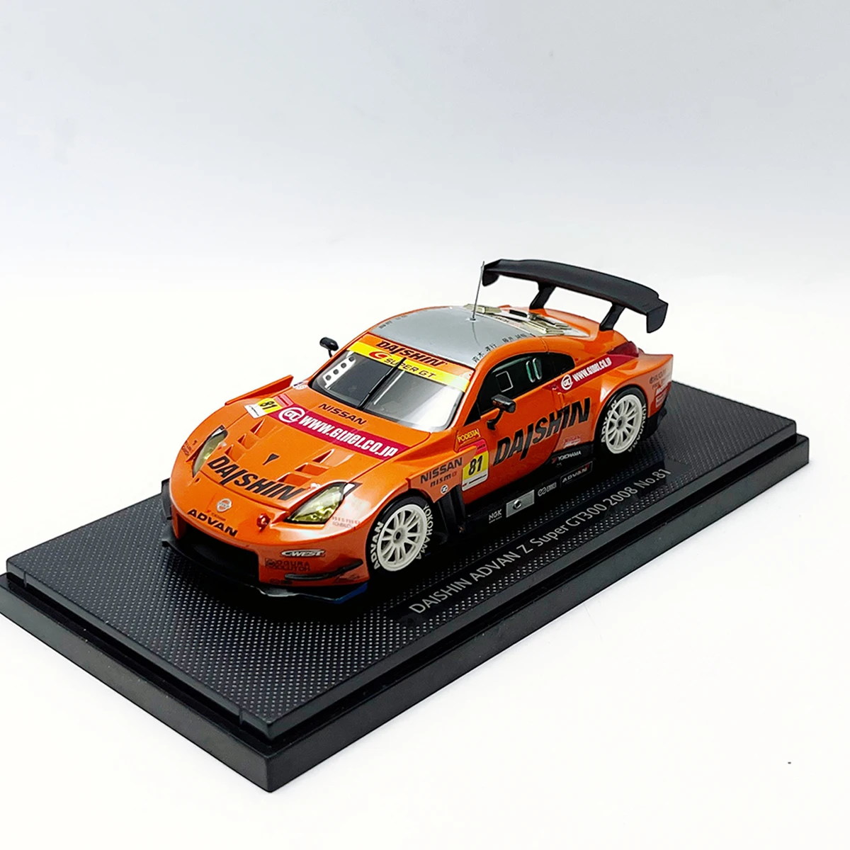 

EBBRO масштаб 1:43, литой под давлением сплав Nissan 350 Super GT300, игрушки, модель гоночного автомобиля, классическая ностальгия, подарок для взрослых, сувенир, статический дисплей