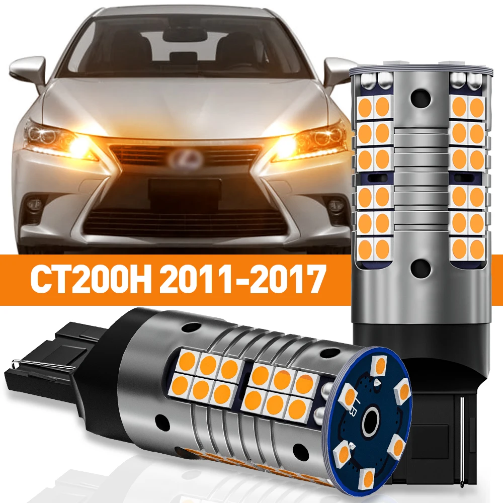 Clignotant LED pour Lexus, Lampe Canbus, Accessoires, CT200H, 2011, 2012, 2013, 2014, 2015, 2016, 2017, 2Pcs