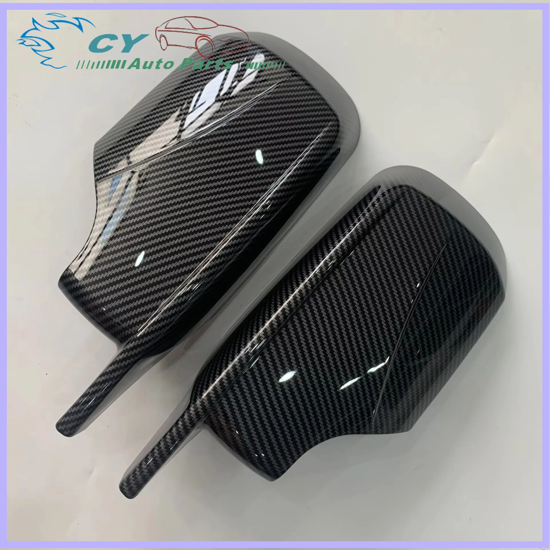 

Suitable for BMW 3 Series 5 Series E46 E39 1998-2005 M4 Carbon Print Water Transfer Rearview Mirror Horn Shell