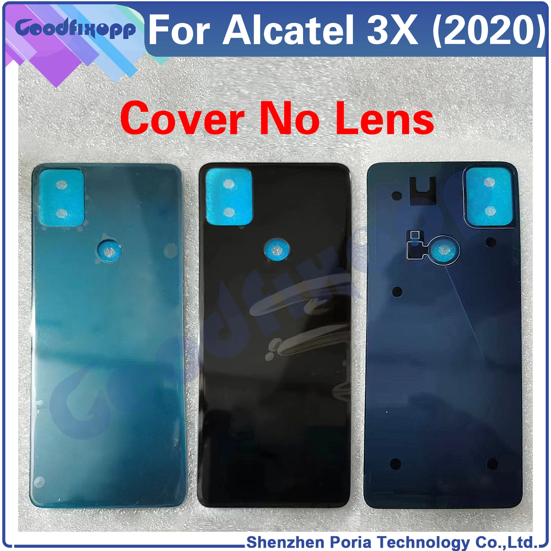 For Alcatel 3X (2020) 5061 Battery Back Cover Rear Case Cover For Alcatel 3X 2020 5061U 5061K_EEA 5061K 5061U_EEA Rear Lid