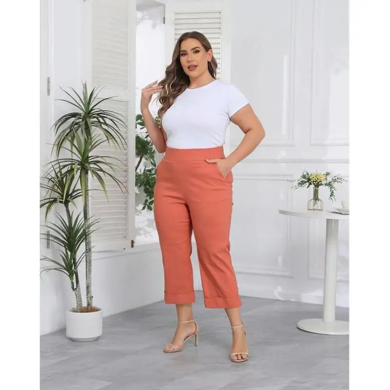 

Loose Khaki Pants with ket Face High Waist Straight Leg Men's Casual Trousers ex High Waist Umbrella Soldier Pants