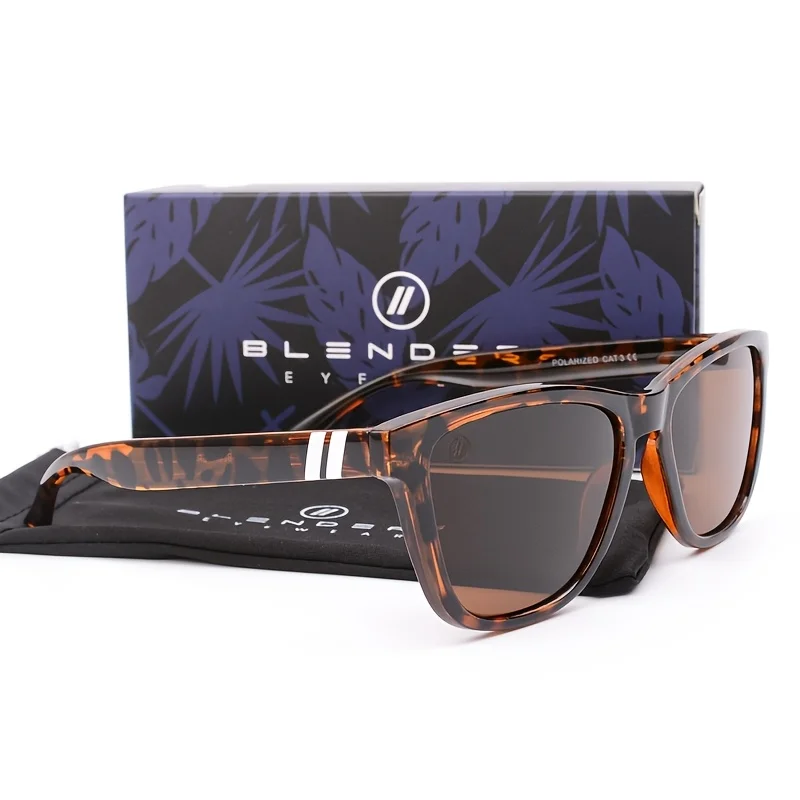 Блендерные синие зеркальные солнцезащитные очки, мужские поляризационные солнцезащитные очки с УФ-лучими линзами, винтажные модные квадратные мужские солнцезащитные очки 0717