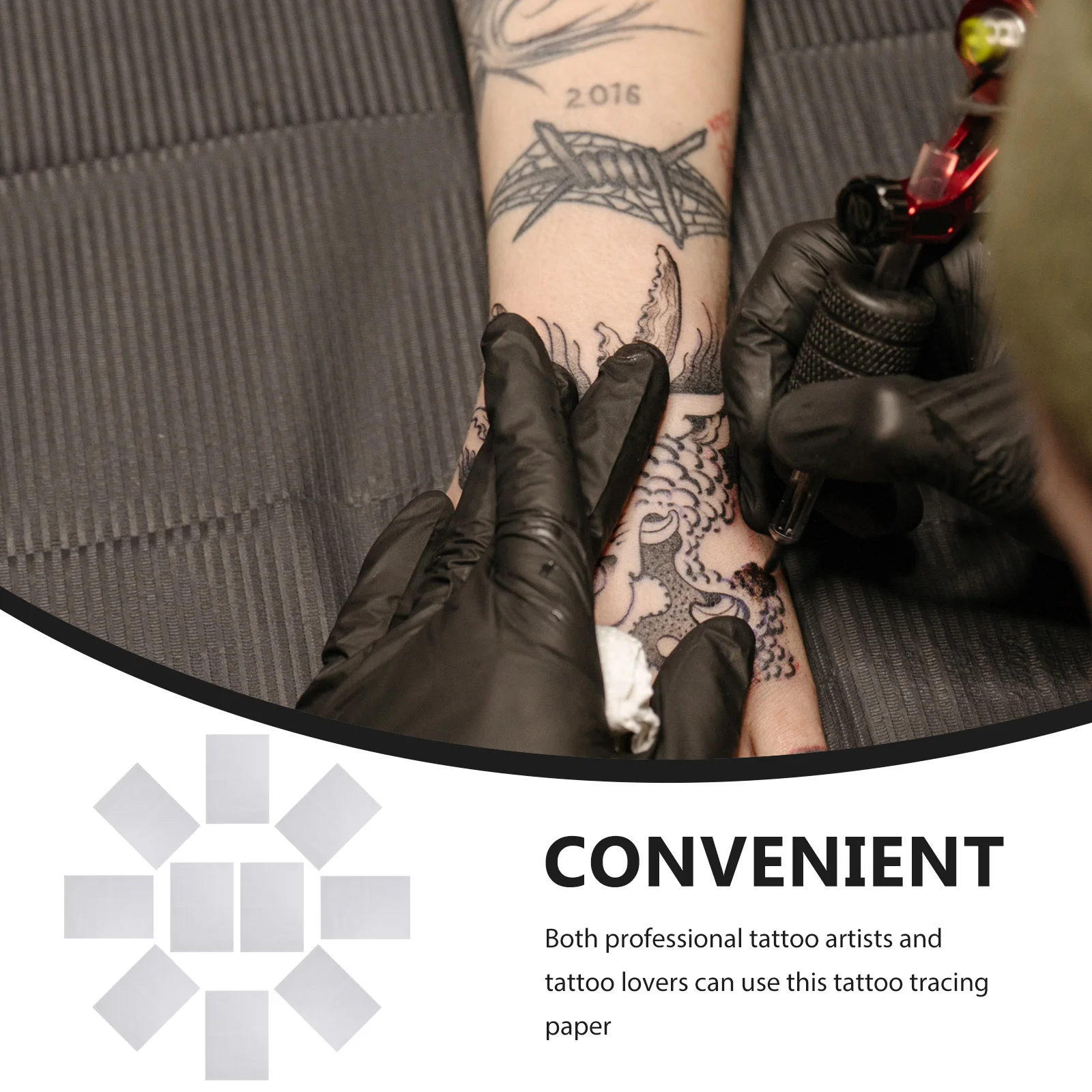 

25Pcs Tattoo Pattern Transfer Paper Clear Tattoo Stencil Film for Professional Tattooing Tracing Paper Tattooing Material