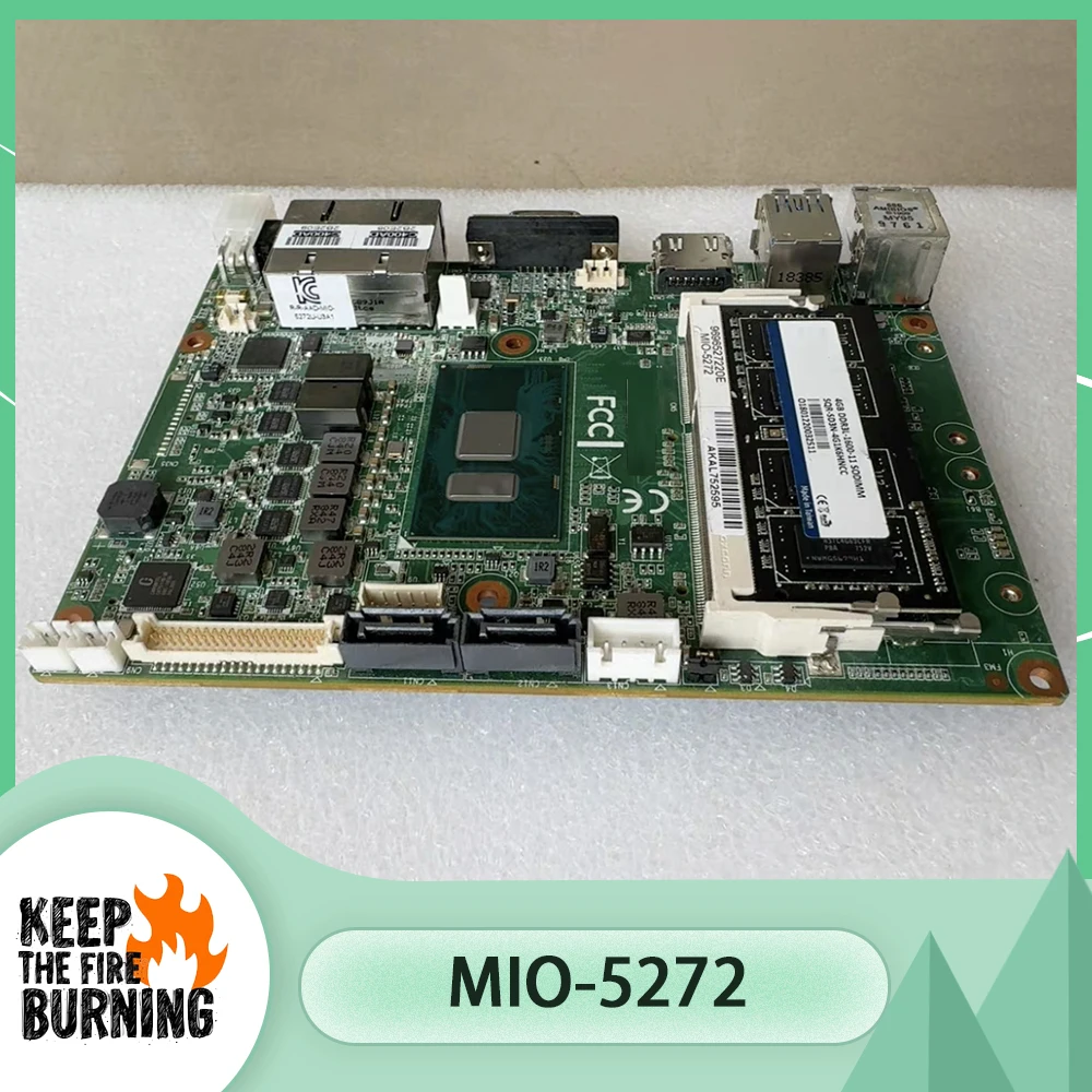 

For Advantech Embedded Industrial Motherboard DDR3L 3.5'' MIO-5272 MIO5272U1705-T REV A1 A2 x