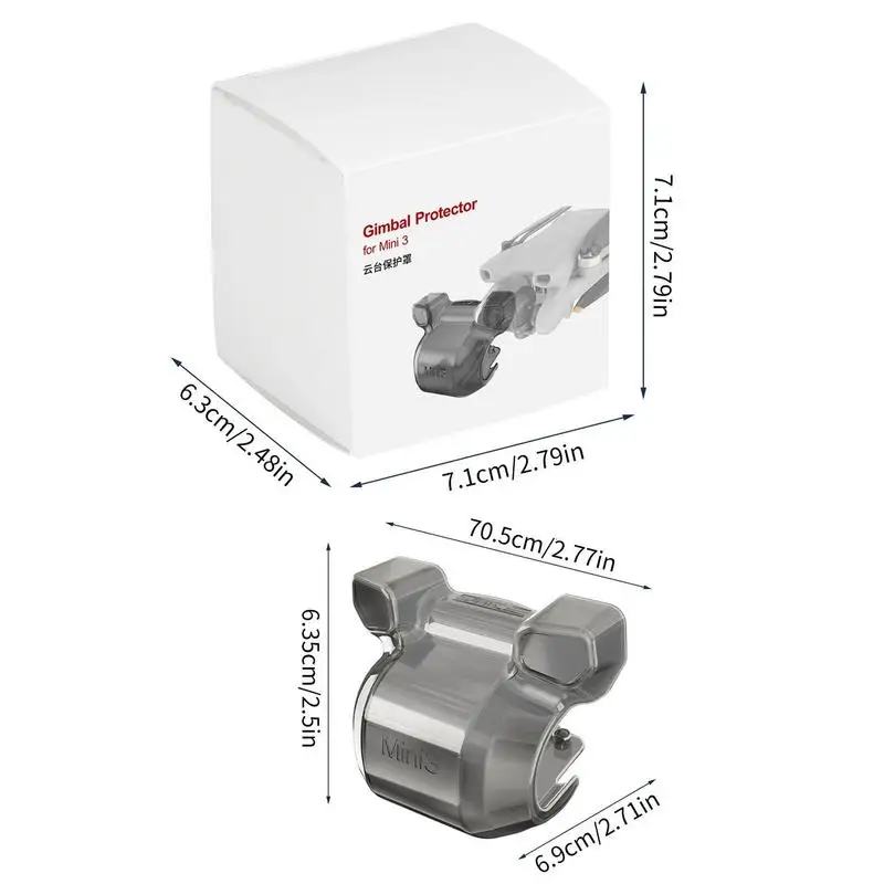 Funda protectora de extracción rápida para lente de cámara, Sensor de visión a prueba de polvo, cubierta integrada a prueba de arañazos para Mini 3 Drone