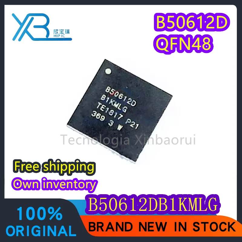 

(5/50pieces) B50612DB1KMLG B50612D QFN48 network wireless chip transceiver IC 100% brand new and original Free shipping