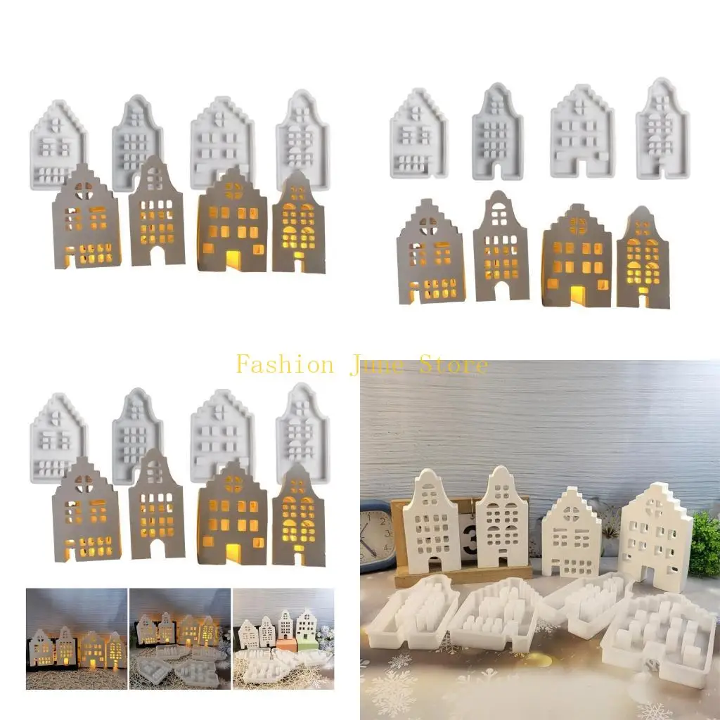 

N5ka упаковка из 4 силиконовых плесени с плесени смола