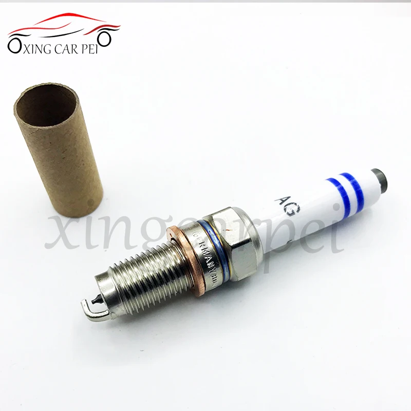 Bujía de encendido BUJIA, 4 piezas, 04E905612, para Audi A1, A3, Q3, VW, 024140512, ZKER6A-10EG, PZKER7A8EGS 94968