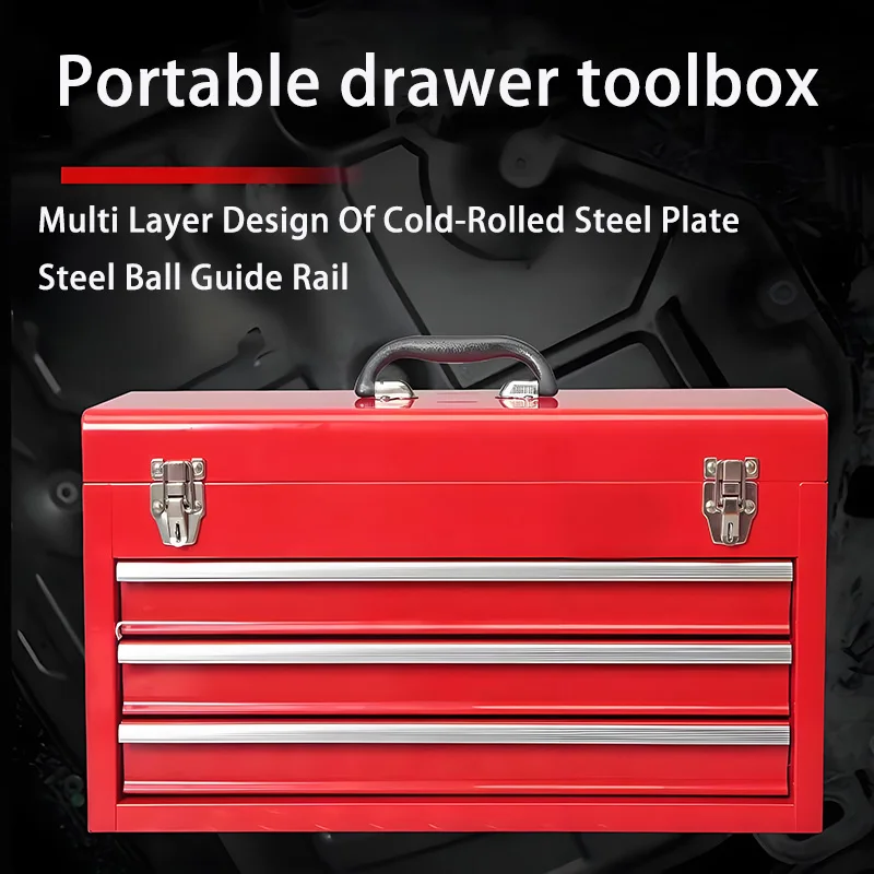 

Portable Portable Toolbox Household Set Portable Maintenance Multi Functional Drawer Multi Layered Combination Tool Storage Box