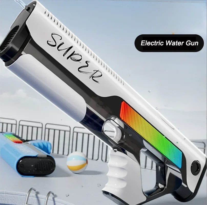 New Electric Water Gun Automatic Suction Large Capacity Adult Toy Water Gun Automatic Toy Gun Game