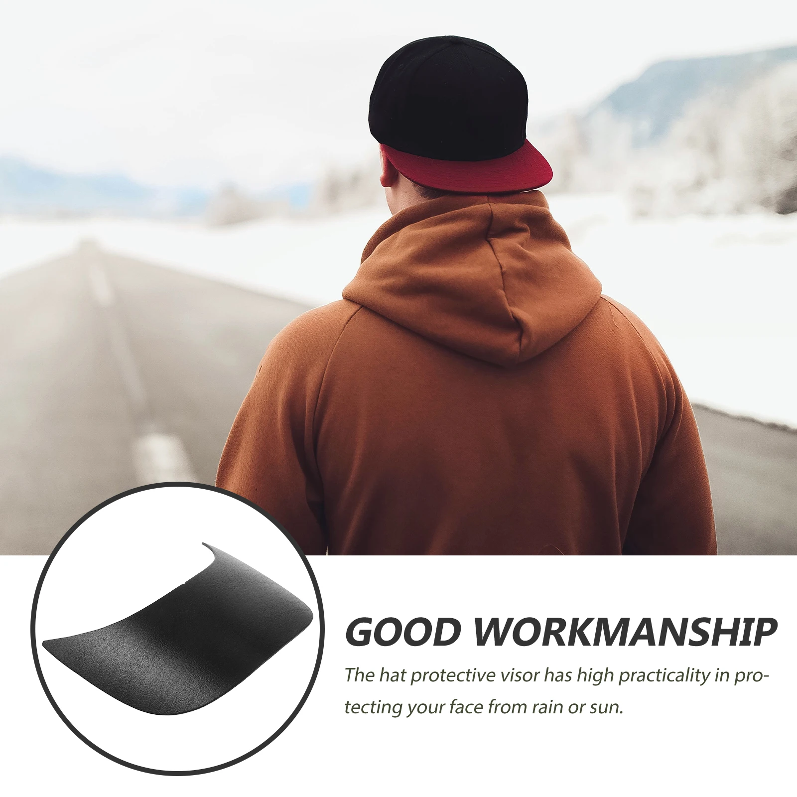 

20pcs Sun Proof Baseball Practical Hat Replacement Sun Proof Protector Decorative Hat Visor Truck Visor Sport
