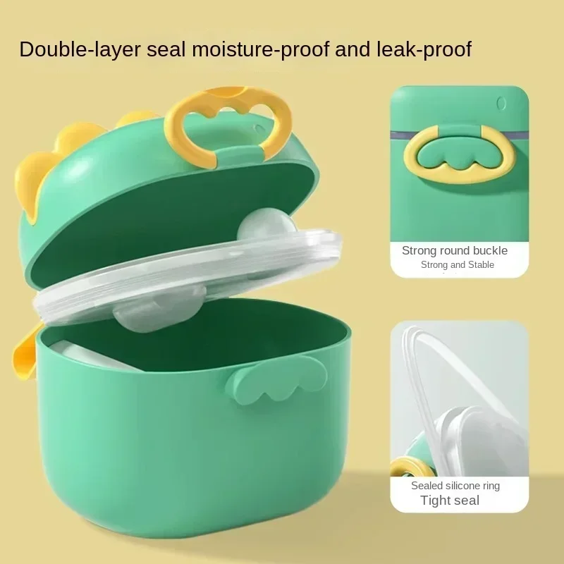 Newborn Food Storage Boxes Baby Milk Powder Box Infant Feeding Container Powder Dispenser Kid Meal Toddler Snack Portable Grade