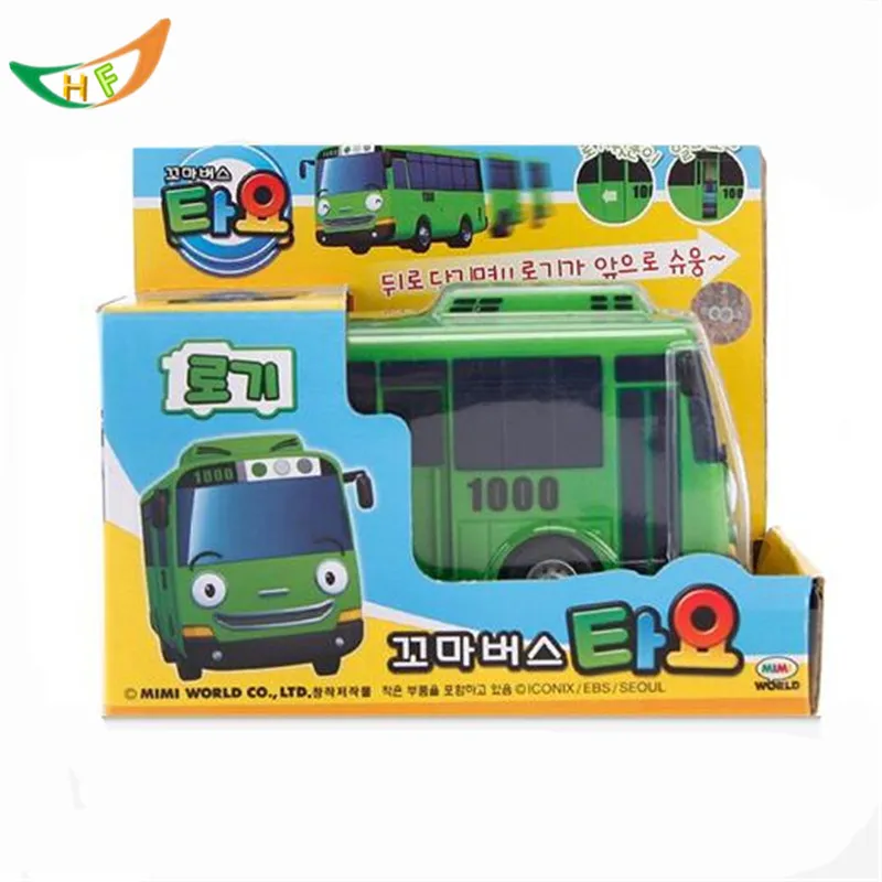 Hot 1:38 scale model oyuncak car children miniature tayo bus mini plastic baby toy little tayo rani rogi gani bus Christmas gift