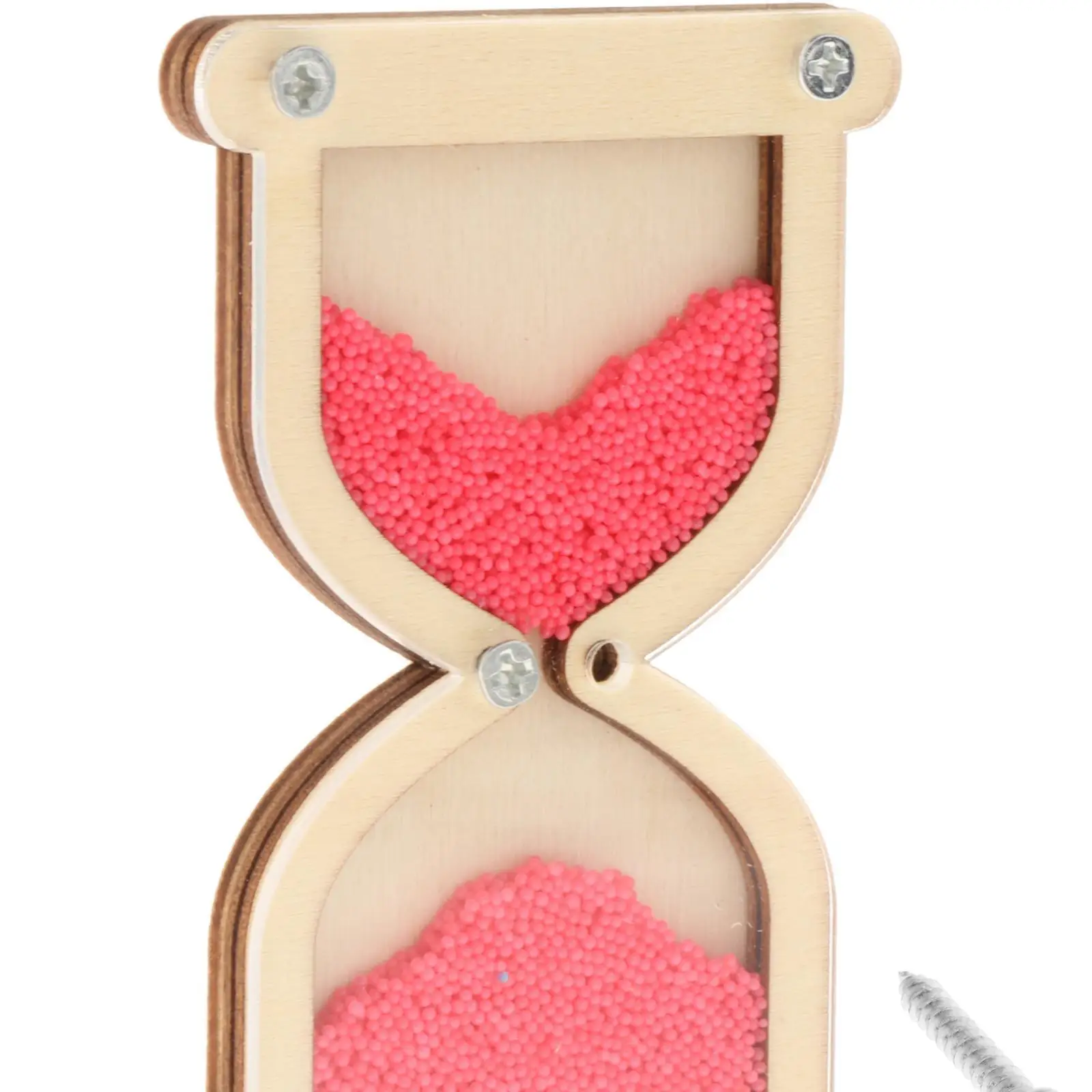 مجموعة ألعاب تعليمية خشبية مشغولة من الزجاج الرملي للأطفال من عمر 3 سنوات