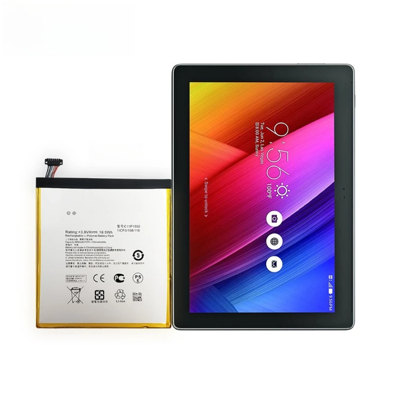 真新しい C11P1502 4890mAh バッテリー Asus ZenPad 10 Z300CG Z300CL P01T Z300M Z300C P023 10.1 バッテリー + ツール