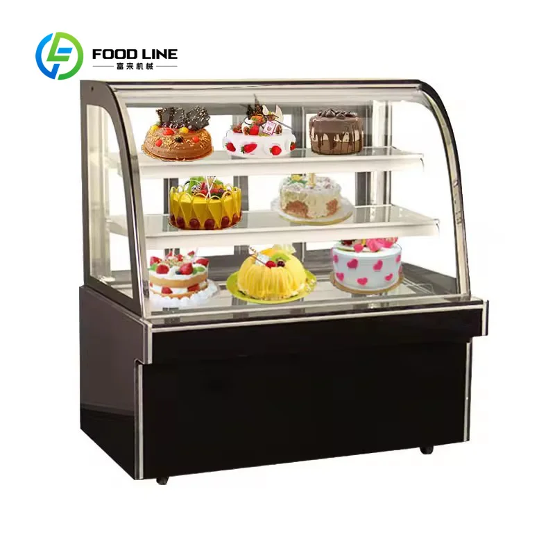Custom Custom Made Curved Glass Door Refrigerated Cake Display Showcase Commercial Bakery Fridge - Aliexpress Deal