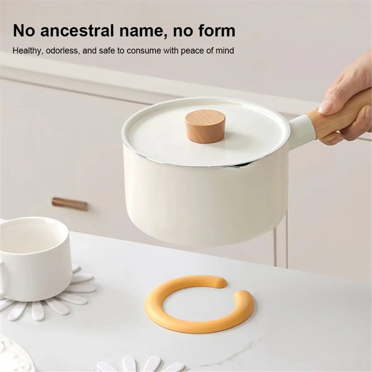 Daisy Non-Slip Coaster Insulated Tea Mat DIY Home Tableware Coffee Cup Holder Coaster Flower Daisy Shaped White