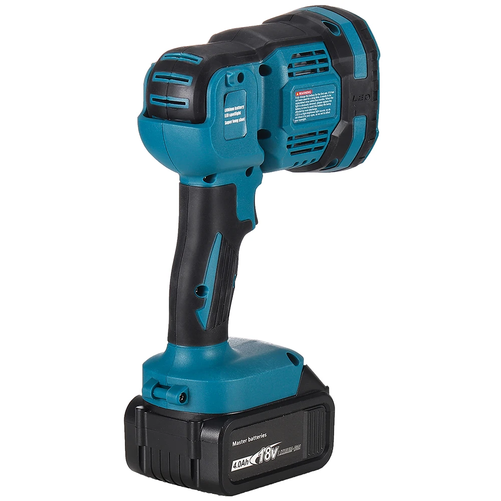 Cordless LED Work Light for Makita Battery- Portable Handheld Spotlight for Job Sites, Repairs, and Outdoor Camping