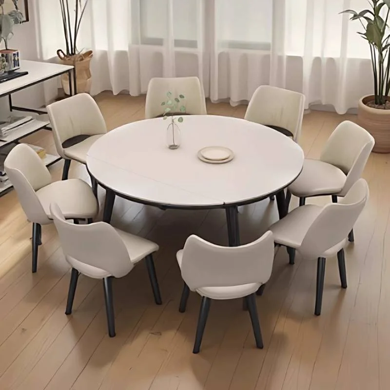Kitchen Round Restaurant Tables Design Minimalist Conference Dinette Dinner Table Console Island Mobili Per La Casa Furniture