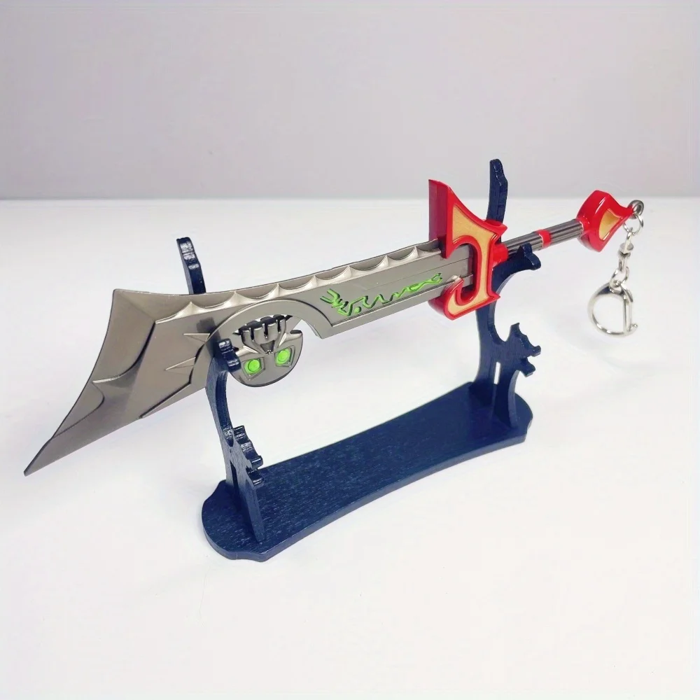 Espada Katana de Metal de 7 pulgadas World of Warcraft Ashbringer, sable samurái Original japonés, cuchillo Ninja, accesorios de Cosplay, juguete de utilería