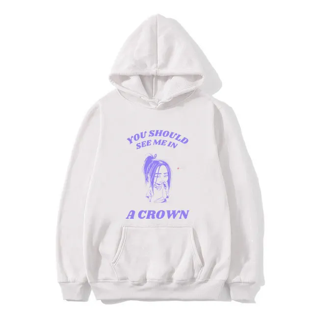 

Funny You Should See Me in A Cro Wn Meme Graphic Hoodie Men Women Fashion Oversized Streetwear Male Casual Fleece Cotton Hoodies