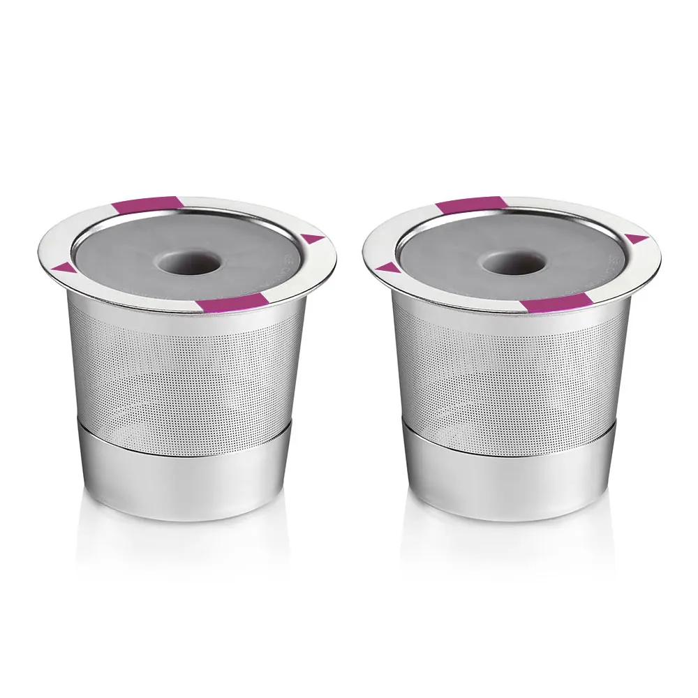 

Metal Coffee Filter Basket Cup Reusable Coffee Pod Filled Capsule Refillable Replacement Coffee Filter for Keurig K-supreme Plus
