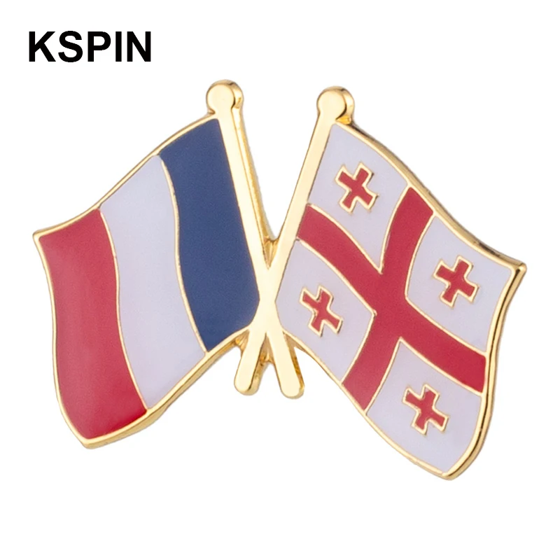 Georgia Flag Laple Pin Badge Brooch
