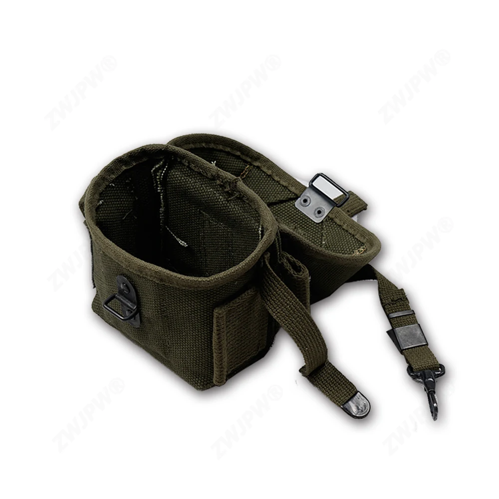 1PC US Style Retro M16A1 Short Bag M1956 Universal Equipment Vintage Replica Waist Bag Canvas Magazine Pouch view 5