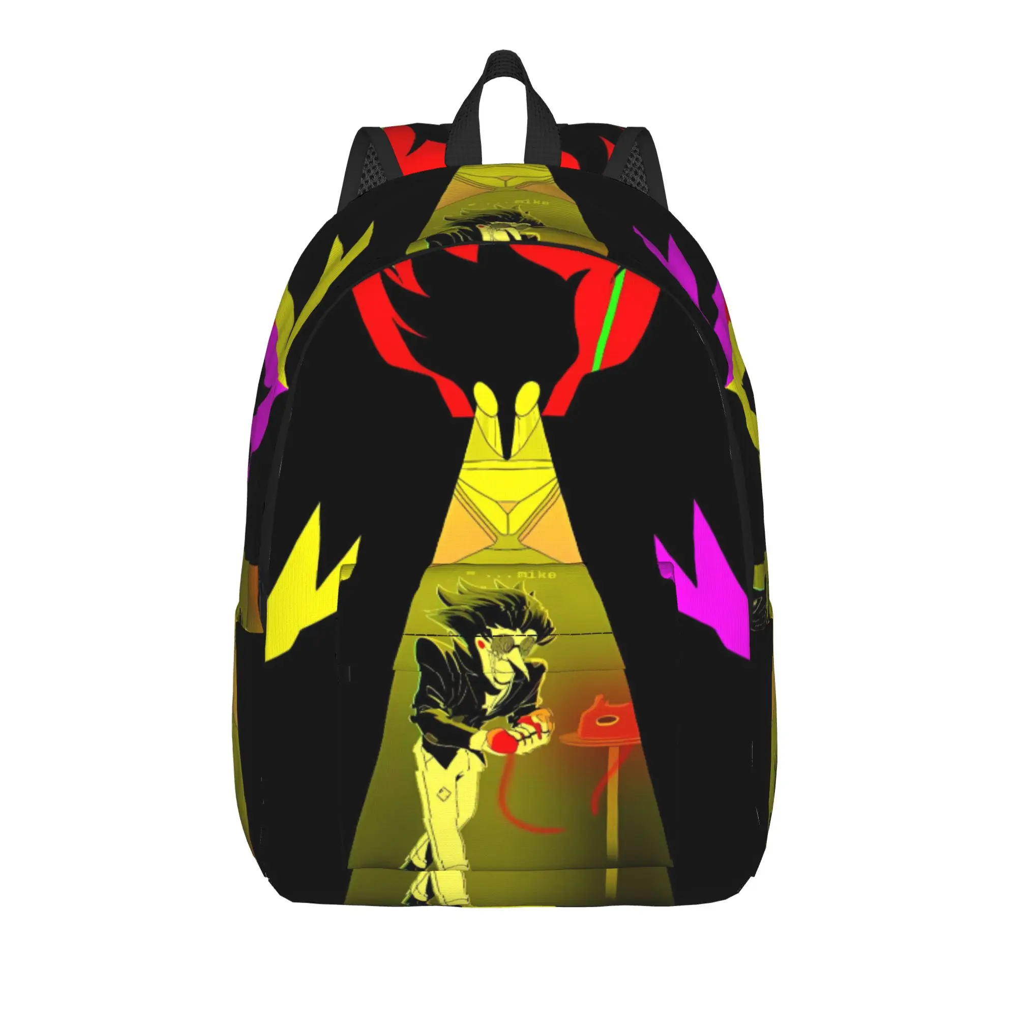 Deltarune 3 Tenna It Is TV Time Backpack  Daily Backpacks Youth Aesthetic School Bags High Quality Large Rucksack