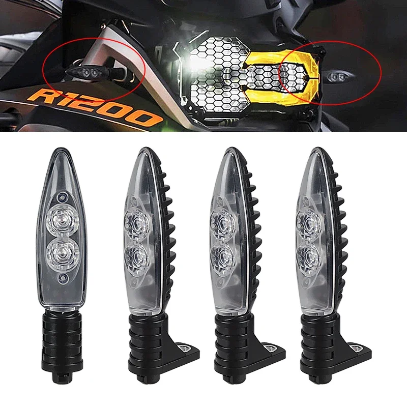 Motorcycle LED Turn Signal Light Front Indicator Blinker Lamp For BMW G310GS G310R F 650 700 800 GS K 1200 R Turn Signal Lamps