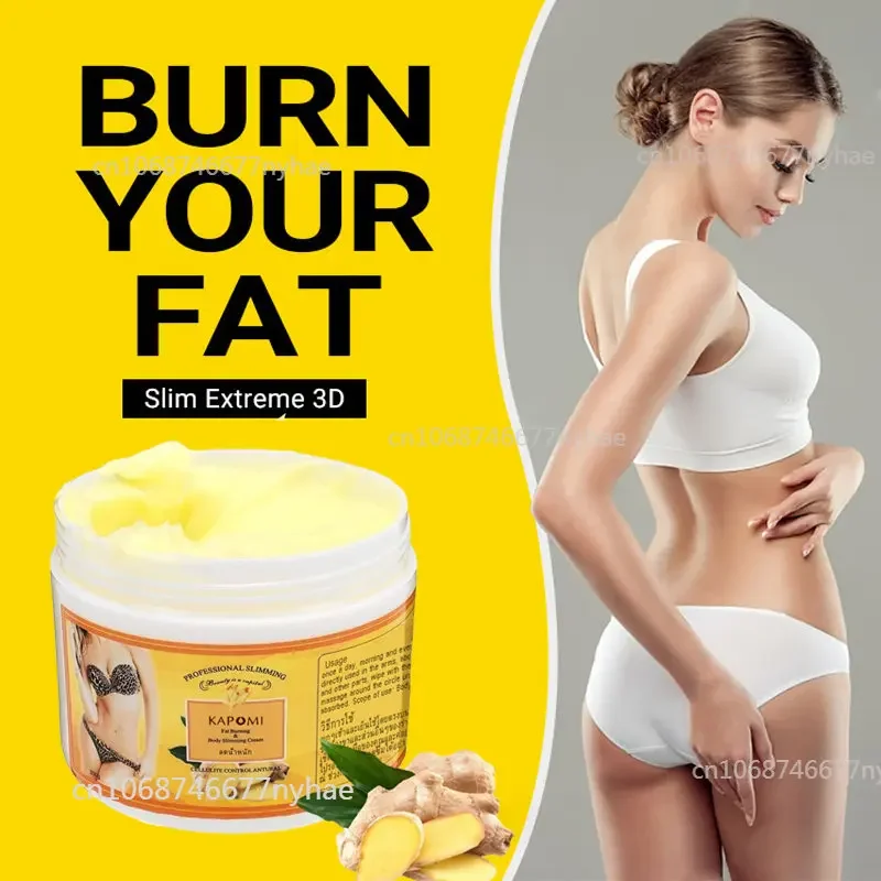 Fast Belly Fat Burner Slimming Cream Abdominal Muscle Body Firming Cream Weight Loss Anti-Cellulite Health Care Spa Massager