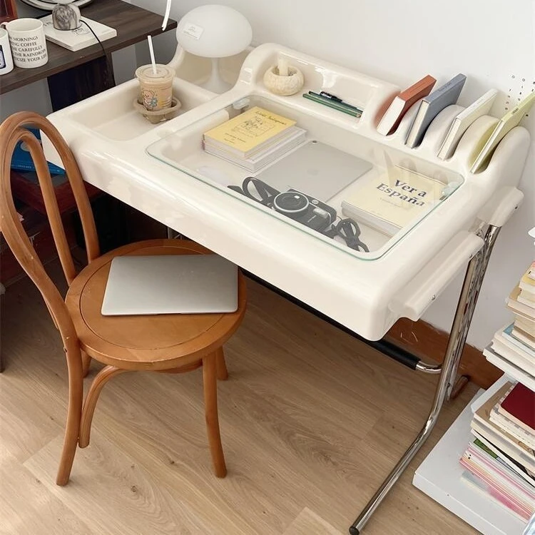 Cream wind dresser oversized storage space desk makeup table