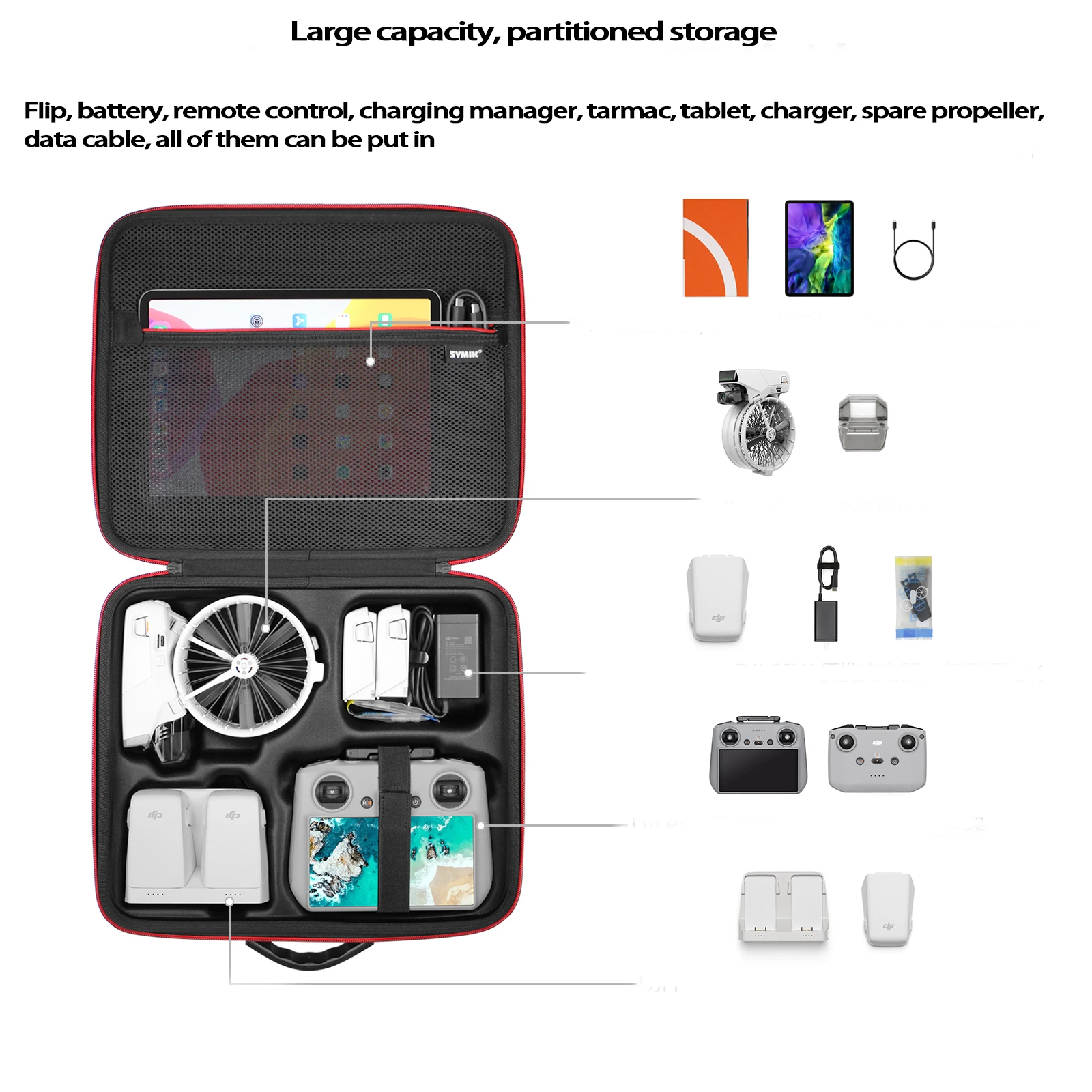 Waterproof And Shockproof Storage Bag For DJI Flip Portable Storage Shoulder Bag