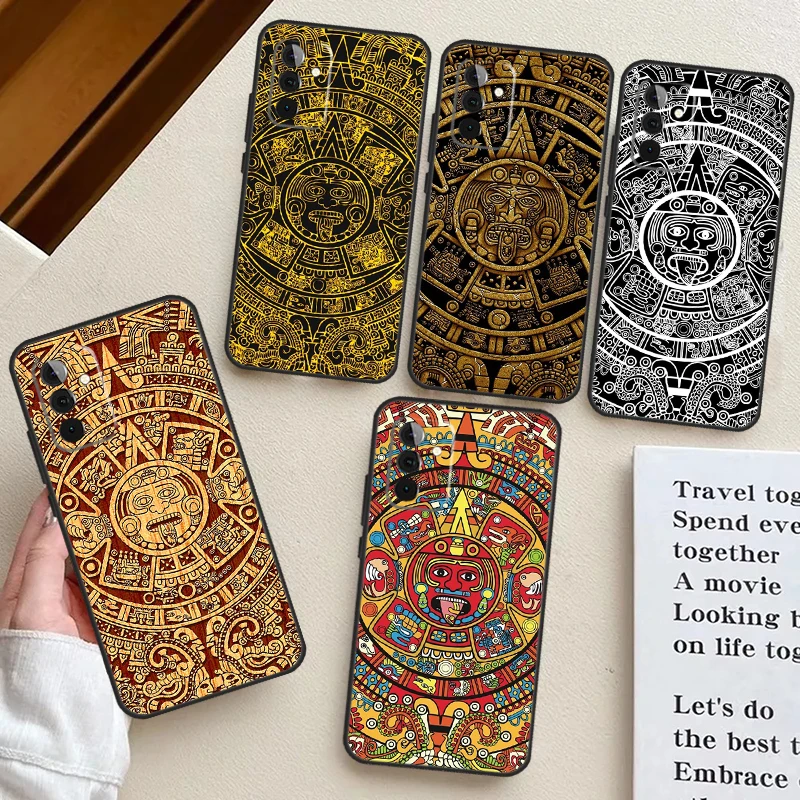 Mayan Calendar Case For Samsung Galaxy A12 A22 A32 A52 A14 A24 A34 A54 A53 A33 A13 A15 A25 A71 A51 Cover