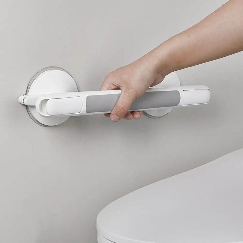 Bathroom Handle Grab Bar Heavy Duty Suction Cup Shower Handle Waterproof Wall-mounted Bar Shower Bathtub Grab Bars for Elderly