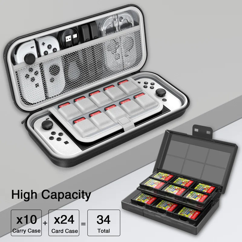 Heystand مجموعة ملحقات OLED متوافقة مع 2022 مفتاح OLED نموذج ملحقات مجموعة هدايا مع علبة حمل