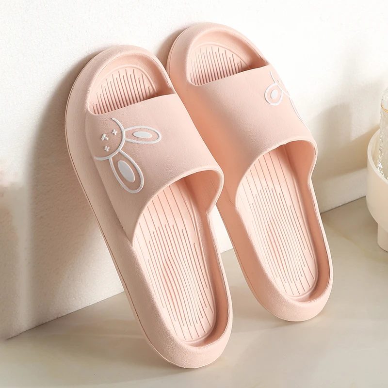 Women's summer home slippers cheap cloud slides female flat indoor wishroom slippers shoes for women slipper 2023 news