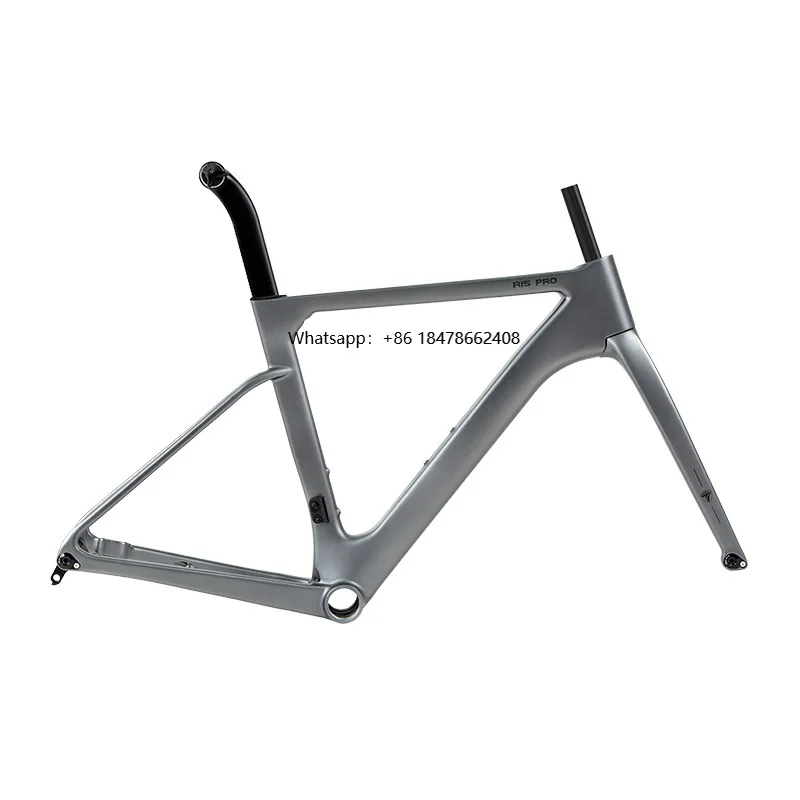 

R15 700C Велосипедная рама из углеродного волокна с дисковым тормозом, ветрозащитный подседельный штырь, вилка-аксессуары для езды по дороге