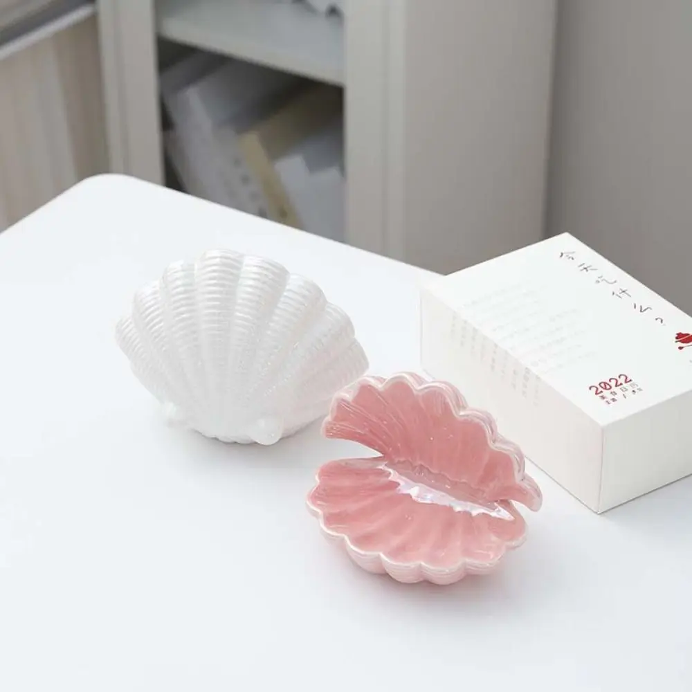 Fashion Handicraft Shell Jewelry Plate Unique Small Jewelry Storage Plate Earring Display Tray Dressing Table