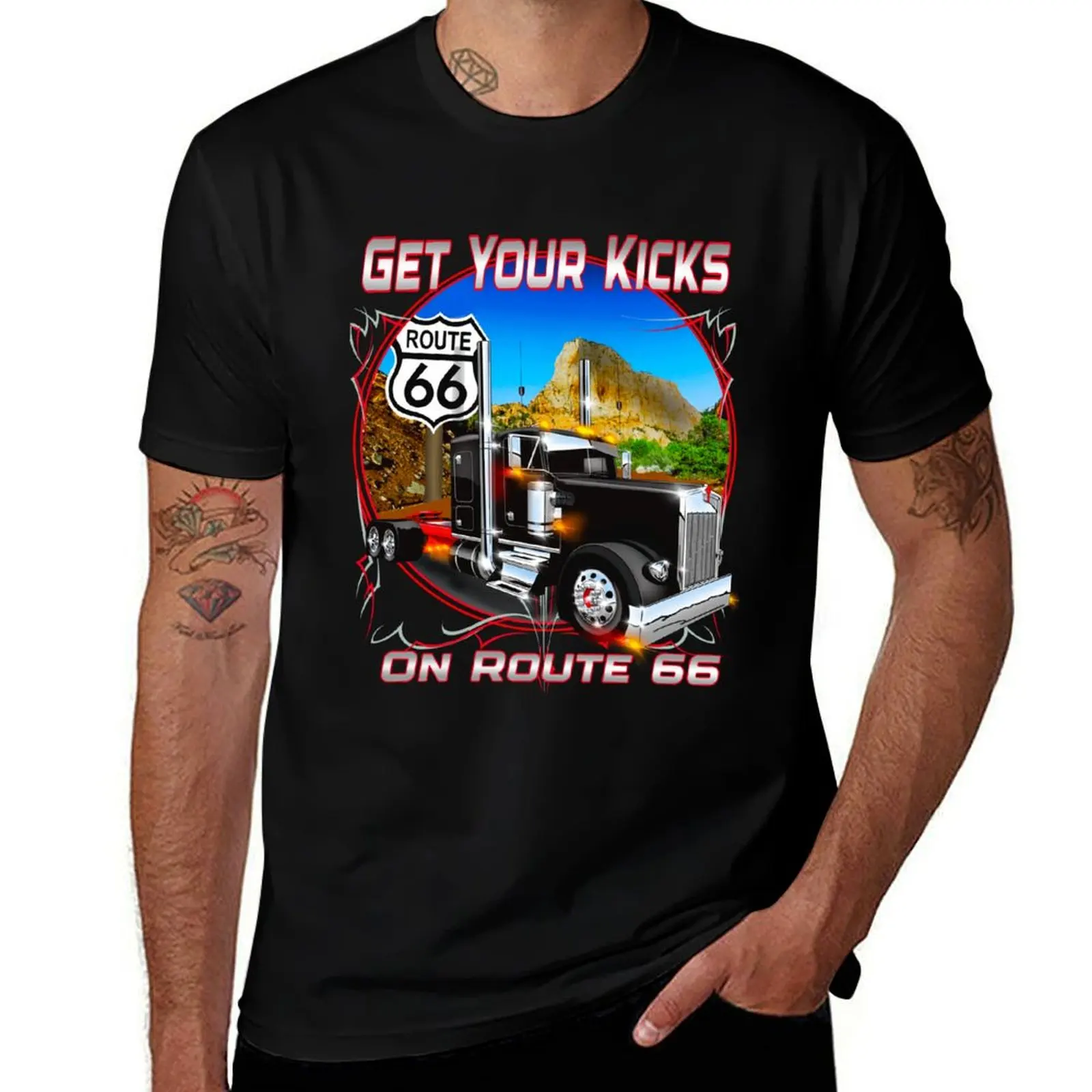 

Flat Top W9L Kenworth T-Shirt Man t-shirt custom t shirt blacks funny shirt cotton mens white t shirts