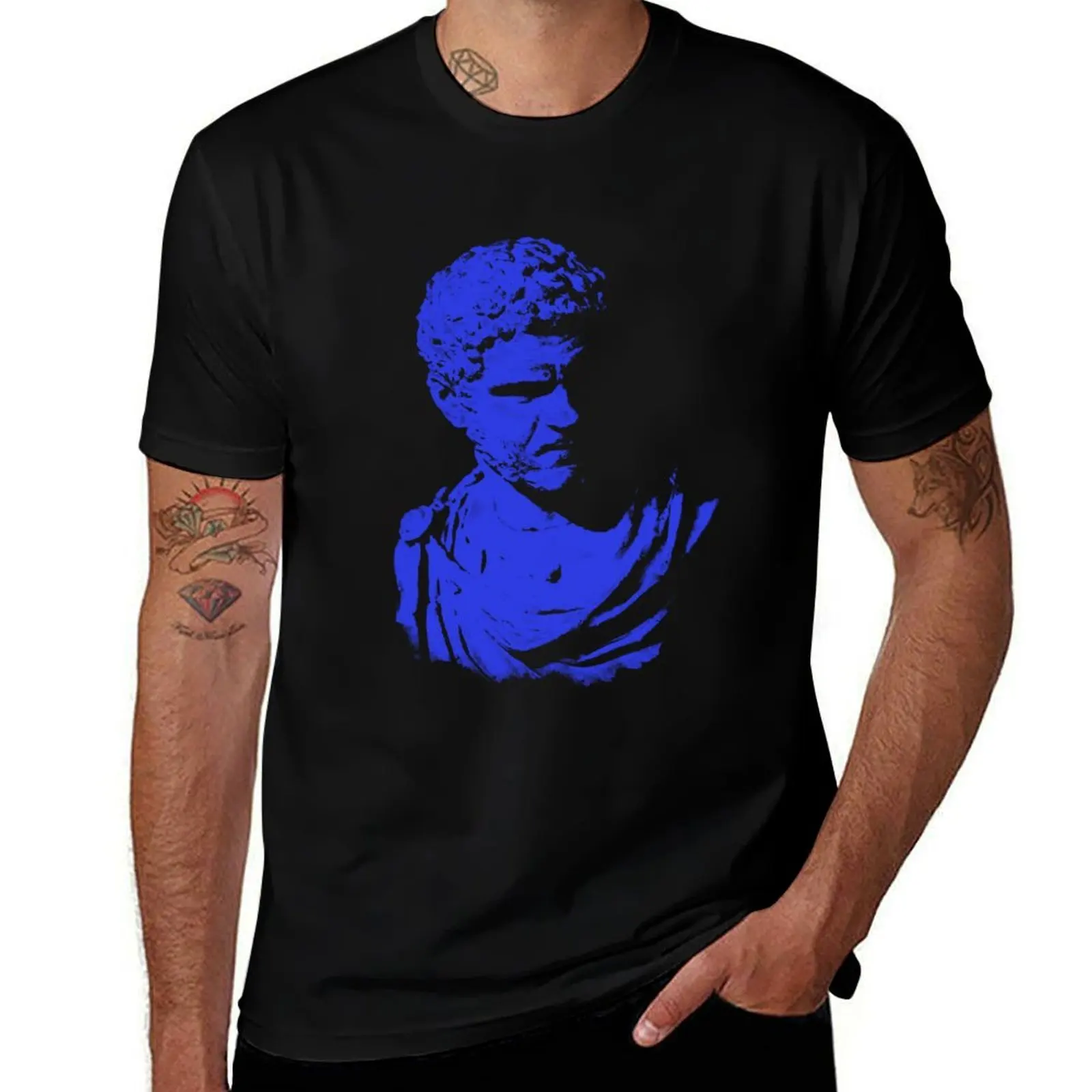 Caracalla, The Mighty Will Fall T-Shirt Décontracté Léger d'Été à Manches Courtes