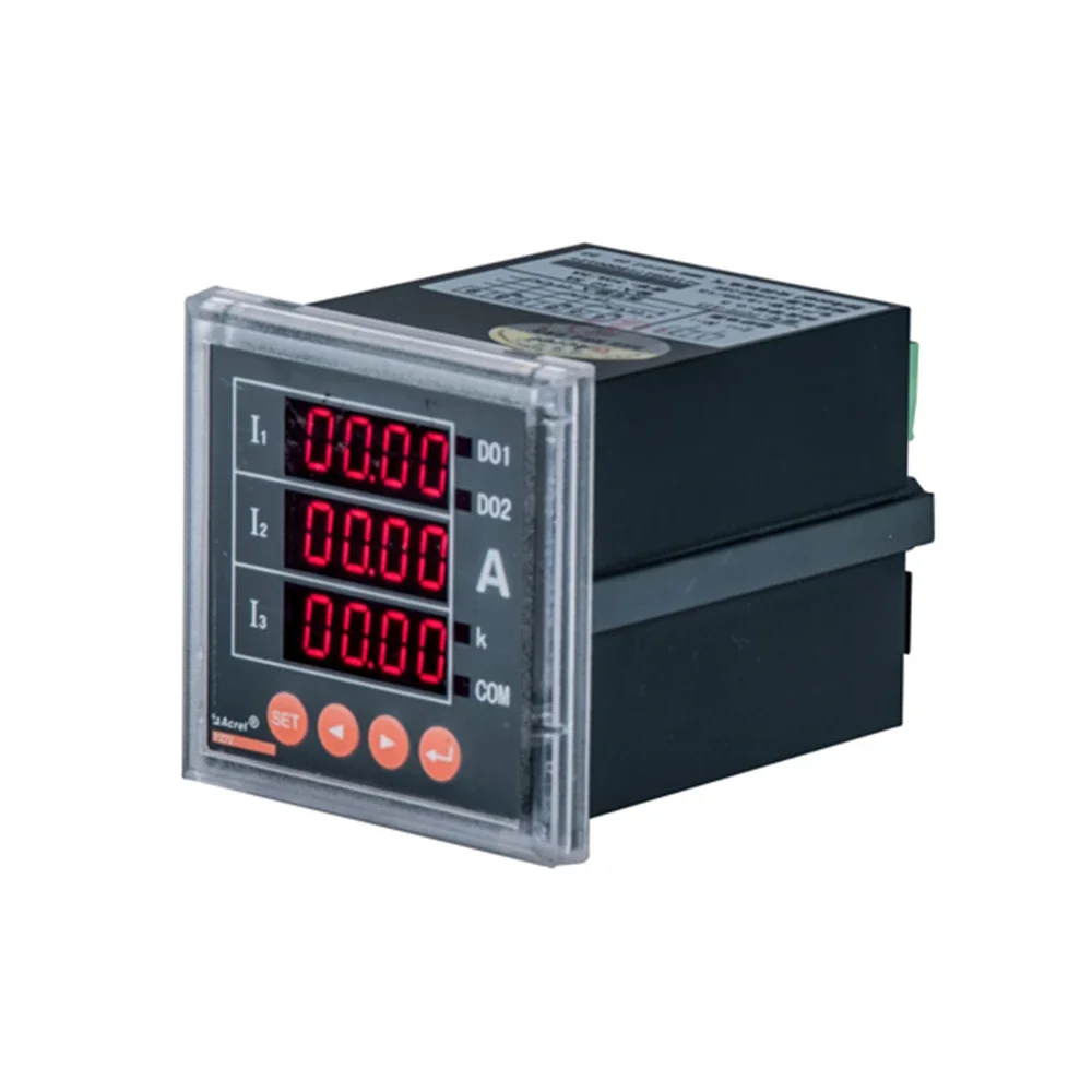 Electric PZ72-AI3 Three Phase Ammeter With RS485-moudbus LED Display